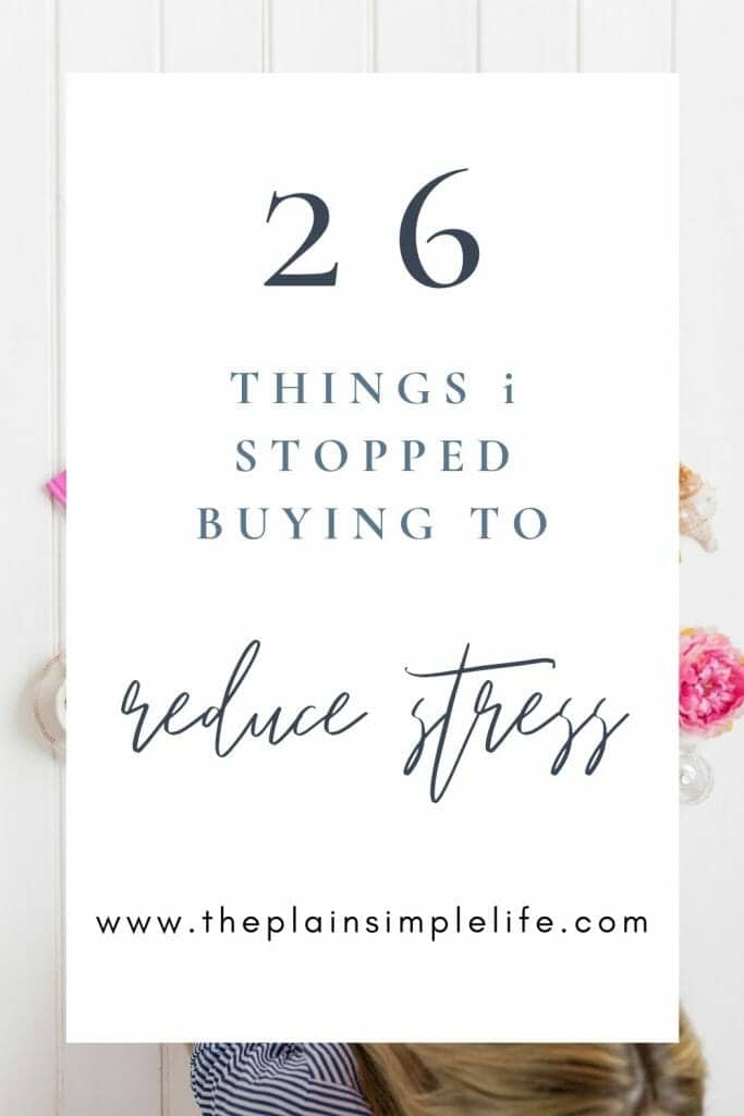 Things I stopped buying (1)