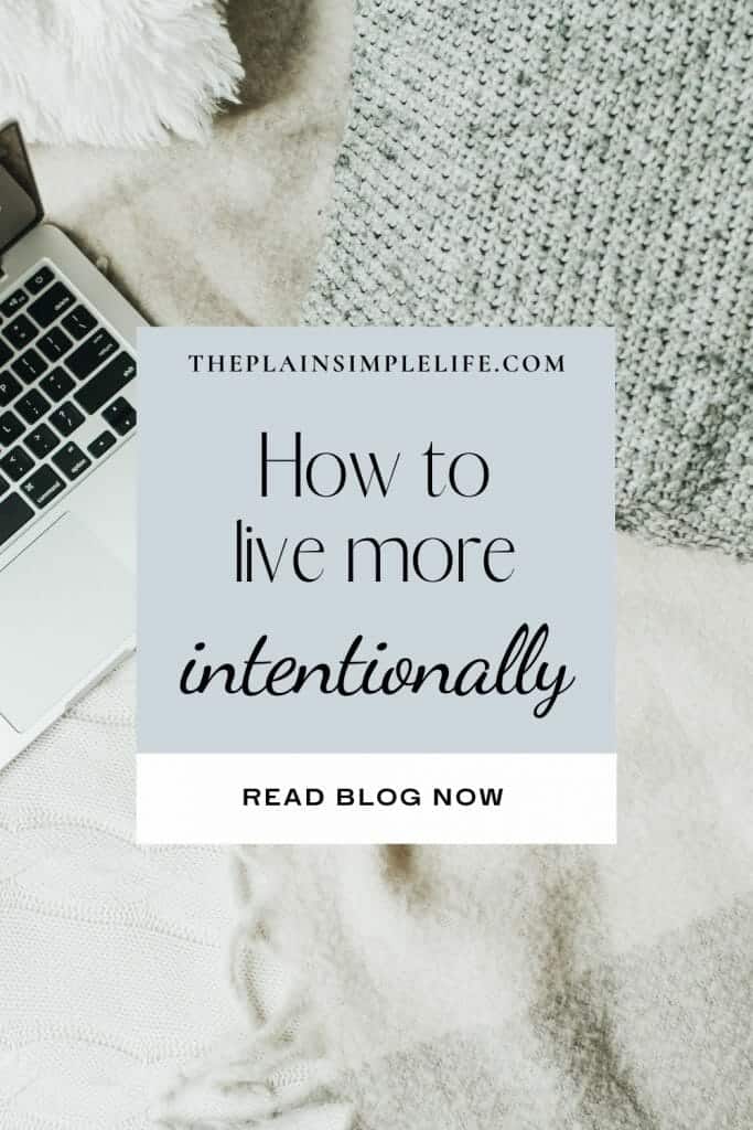 How to be intentional pin