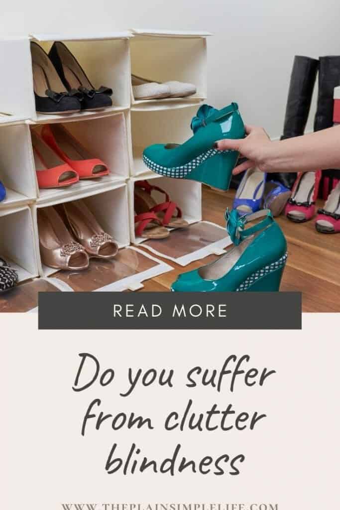 Do you suffer from clutter blindness pinterest pin