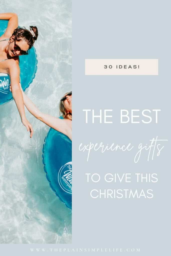 The best experience gifts for Christmas