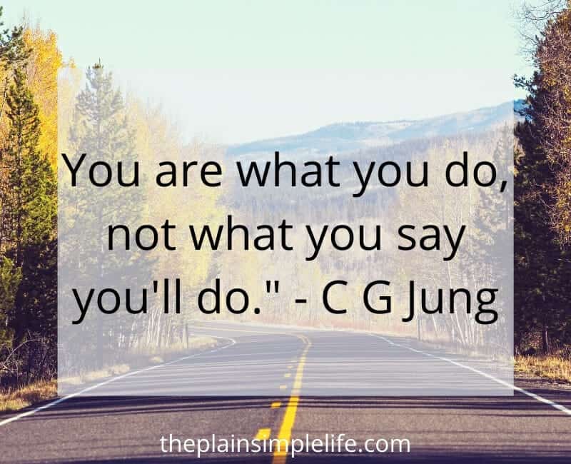 Intentional living quotes: C G Jung Quote