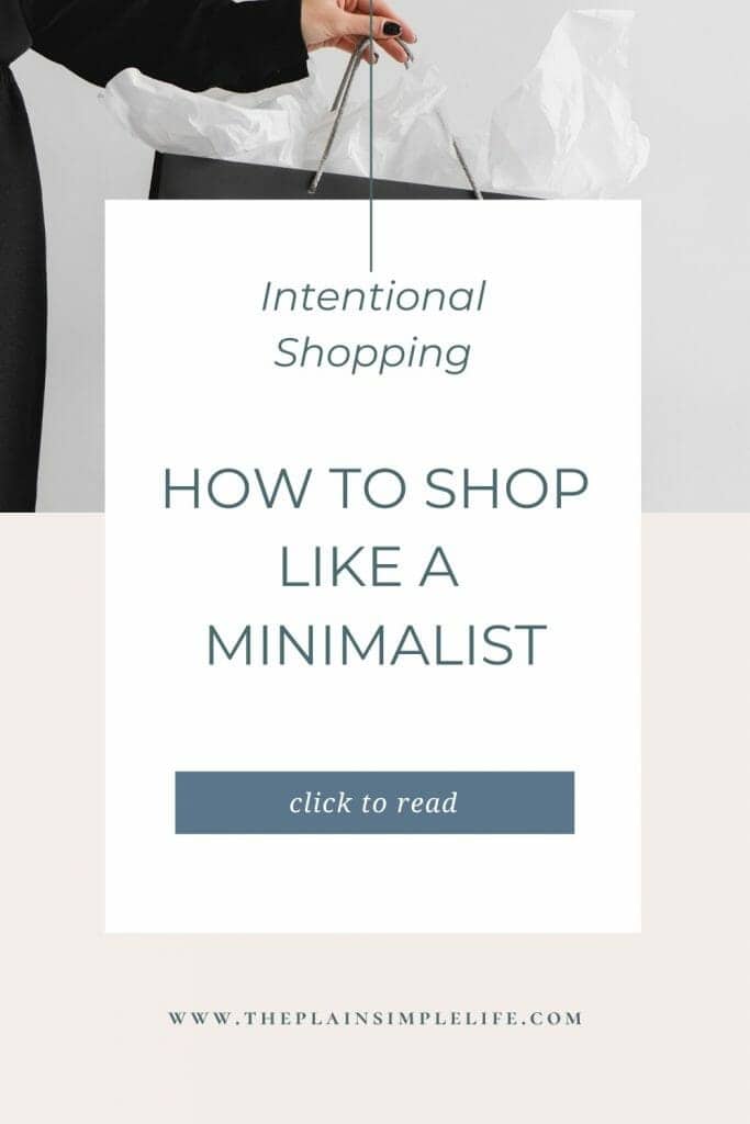 How to shop intentionally pinterest pin