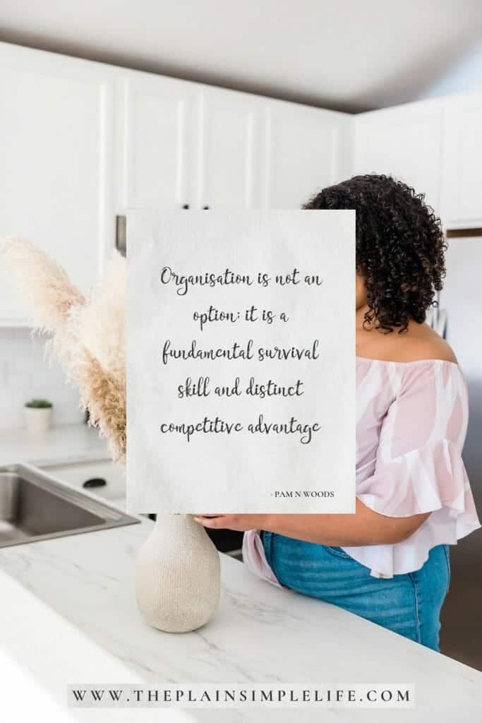 Quotes about organising: Pam N Woods quote