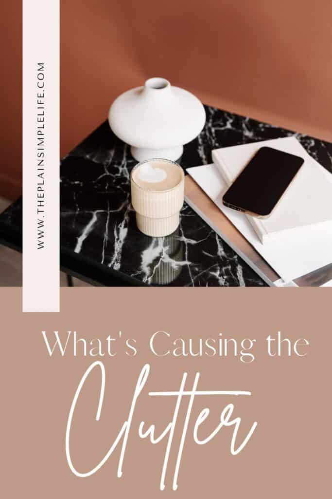 Causes of clutter Pinterest Pin