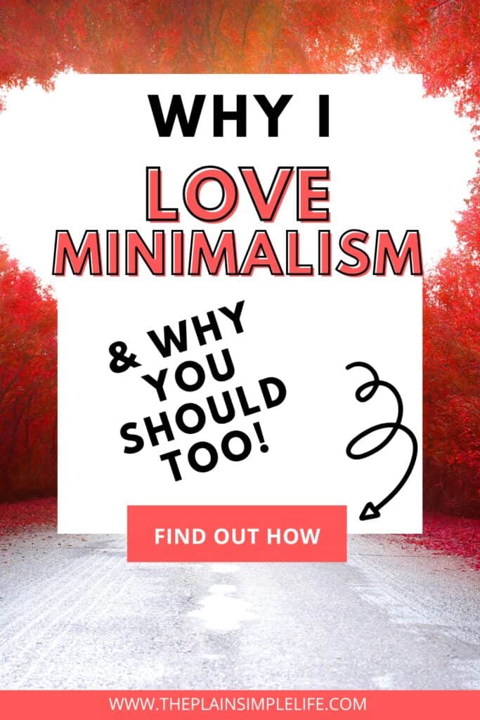 Why I love Minimalism pin